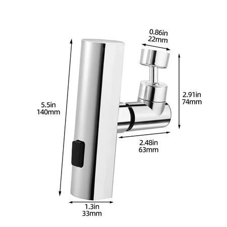 Waterfall Swivel Faucet Nozzle – 3 Modes of Pure Convenience